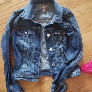 American eagle jean jacket xs